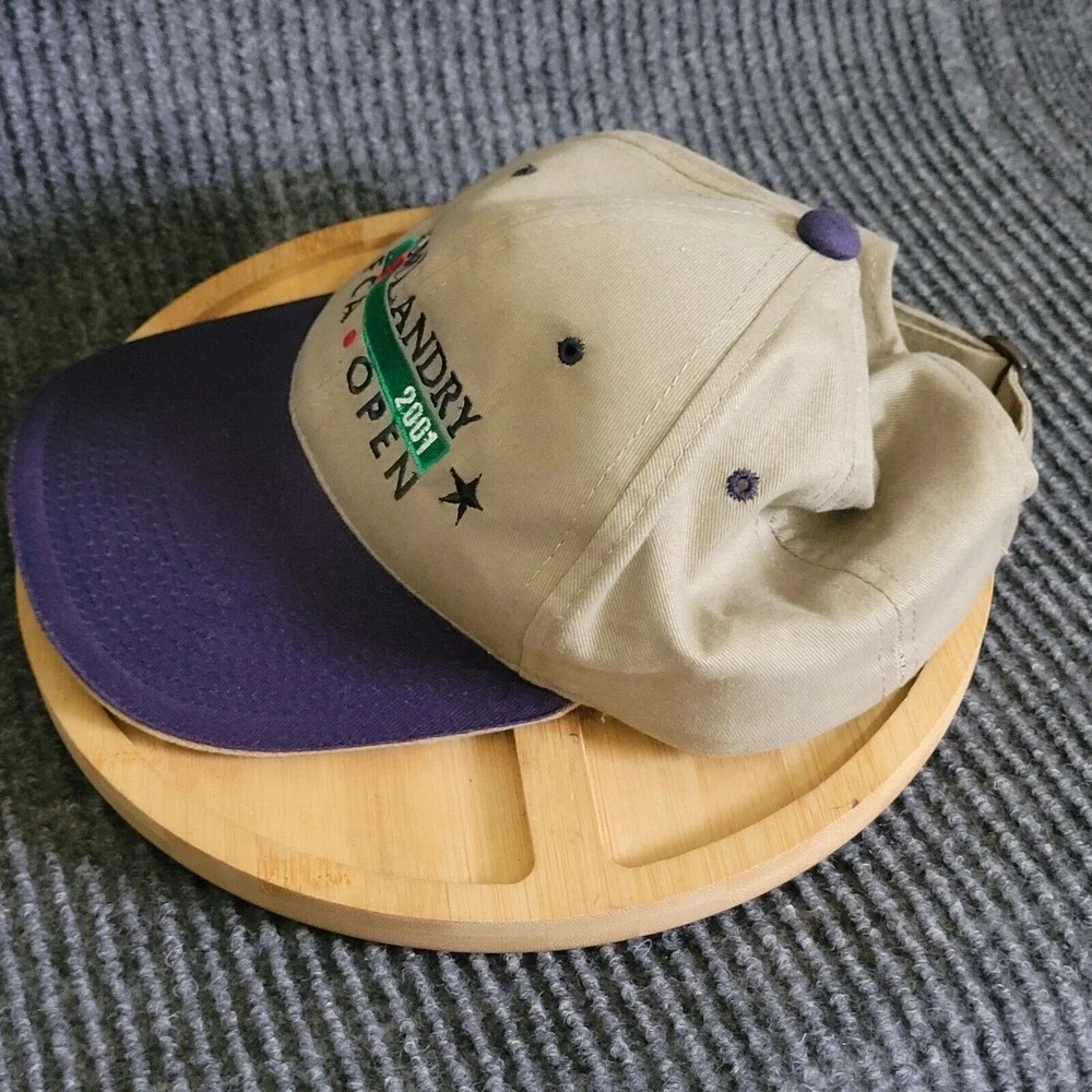 Vintage Tom Landry Hat Cap 2001 FCA Open Dallas Cowboys Adjustable‎ Strap VTG